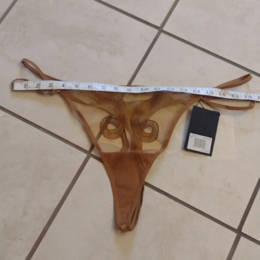 NWT Rare Thistle and Spire Medusa Thong Liquid Gold size 2X